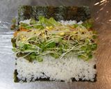 お肉で！恵方巻・太巻・巻き寿司を作ろう♪作り方4写真