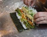 お肉で！恵方巻・太巻・巻き寿司を作ろう♪作り方5写真