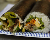 お肉で！恵方巻・太巻・巻き寿司を作ろう♪作り方9写真