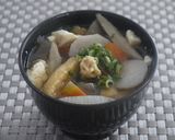 優しい味♡麺つゆで簡単基本のけんちん汁作り方6写真