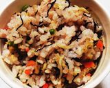 野菜たっぷり☆じゃことひじきの混ぜご飯作り方4写真