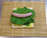 ほうれん草で巻く美味しいロールサンド♪作り方7写真