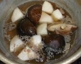 巨大椎茸『のとてまり』の海鮮贅沢煮♡作り方5写真