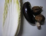 白菜とナスの炒め物作り方1写真