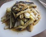 白菜とナスの炒め物作り方5写真