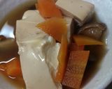 しいたけと豆腐の煮物作り方6写真