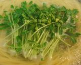 ツナ・豆苗の塩昆布・塩レモン和えパスタ作り方2写真