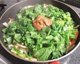 なばなと豚肉の生姜味噌炒め作り方8写真