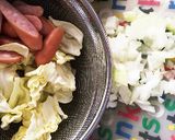 ウィンナーとキャベツコンソメスープパスタ作り方1写真