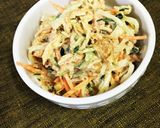千切り野菜とツナの練りごまサラダ作り方5写真