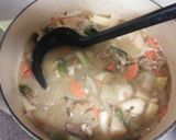 野菜たっぷり味噌スープ作り方4写真