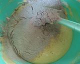 チョコクリームエンゼルケーキ作り方4写真