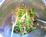水菜と林檎のパリパリ麺サラダ♪作り方8写真