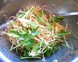 水菜と林檎のパリパリ麺サラダ♪作り方10写真