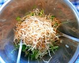 水菜と林檎のパリパリ麺サラダ♪作り方9写真