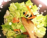 簡単お野菜たっぷりクリームパスタ♡作り方3写真