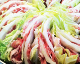 白菜と豚肉で…簡単 白菜のミルフィーユ作り方2写真