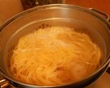 夫が作る渡り蟹のトマトクリームスパゲティ作り方3写真