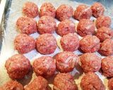 豚挽肉のチーズ入りミートボール、トマト煮作り方5写真