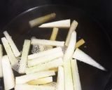 プチッと鍋で生姜たっぷりのみぞれ鍋作り方1写真
