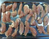簡単♡鶏胸肉のやわらかめんつゆタレ焼き作り方1写真