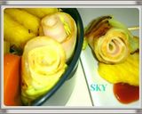 ブロッコリ芯ベーコン：お弁当野菜おかず作り方6写真