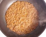 簡単時短deであと一品！肉味噌もやし作り方4写真