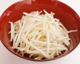 簡単時短deであと一品！肉味噌もやし作り方3写真