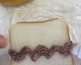 バナナ&チョコクリサンド(o˘◡˘o)♡作り方2写真