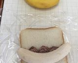 バナナ&チョコクリサンド(o˘◡˘o)♡作り方3写真