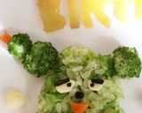 一歳 誕生日サボさんプレート作り方5写真