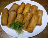 鶏肉とザーサイの春巻き作り方4写真