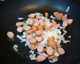 菜の花の春チャーハン♪マヨ玉でパラパラ！作り方3写真