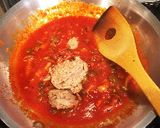 キノコとツナのトマトパスタ作り方7写真
