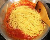 キノコとツナのトマトパスタ作り方8写真