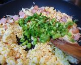 菜の花の春チャーハン♪マヨ玉でパラパラ！作り方5写真