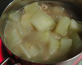 基本の和食53 冬瓜の鶏そぼろ餡作り方4写真