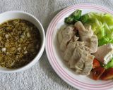 簡単手間いらず「鶏むね肉&ネギだれ」作り方4写真