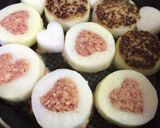 ハートの大根ハンバーグ白菜トマトソース作り方3写真