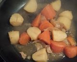 肉じゃがのオムレツ作り方2写真