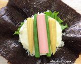 キャラ弁＊簡単♪ブタちゃんデコおにぎらず作り方3写真