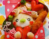 ラブリーくまちゃん⭐キャラ弁作り方4写真