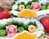 キャラ弁＊簡単♪ブタちゃんデコおにぎらず作り方8写真