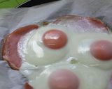朝ごはんに簡単✿トースターで目玉焼き作り方3写真