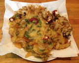 タコの掻き揚げ焼き作り方4写真