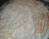 味噌汁リメイクで簡単あったかスープスパ♪作り方4写真