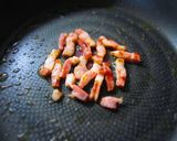 ❀水菜とベーコンのチーズソテー❀作り方2写真