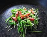 ❀水菜とベーコンのチーズソテー❀作り方3写真