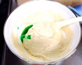 卵白消費にチョコミントマーブル胡桃ケーキ作り方15写真