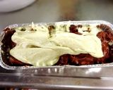 卵白消費にチョコミントマーブル胡桃ケーキ作り方23写真